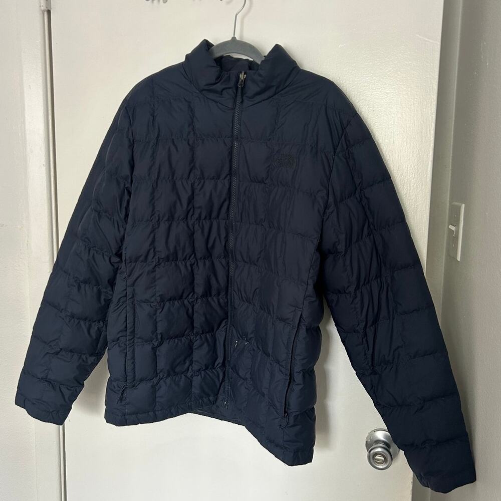 North Face Men's Navy Down Puffer Jacket